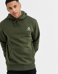 Худи зеленого цвета с логотипом Converse - Зеленый