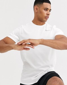 Белая футболка Nike Running Dri-fit - Белый