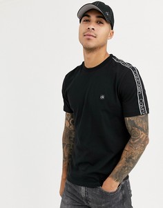 Черная футболка с фирменной лентой Calvin Klein эксклюзивно для ASOS - Черный