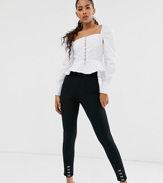 Черные леггинсы с завышенной талией Missguided Tall - Черный