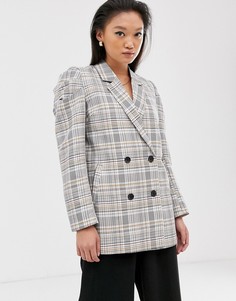 Oversize-блейзер в клетку Gestuz Ginnie - Мульти