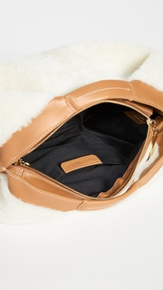 3.1 Phillip Lim Luna Mini Shearling Slouchy Hobo Bag