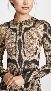 Yigal Azrouel Clouded Leopard Print Dress