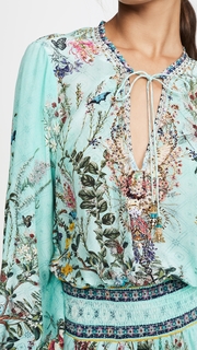 Camilla Shirred Relaxed Short Dress