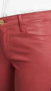 FRAME Le High Skinny Coated Jeans