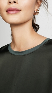 Nation LTD Marie Sateen Boxy Crop Top