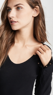 Nation LTD Camille Cut Off Snap Dress