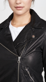 Madewell Washed Leather Motorcycle Jacket