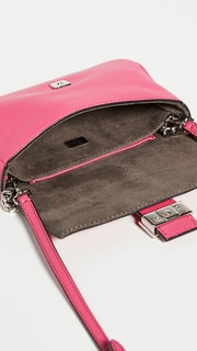 What Goes Around Comes Around Fendi Pink Nappa Micro Baguette Bag