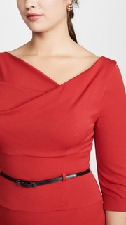 Black Halo 3/4 Sleeve Jackie O Dress