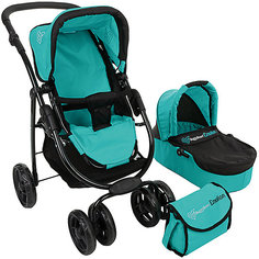 Коляска-трансформер для кукол Buggy Boom Amidea, бирюзовая