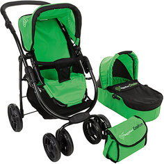 Коляска-трансформер для кукол Buggy Boom Amidea, зеленая