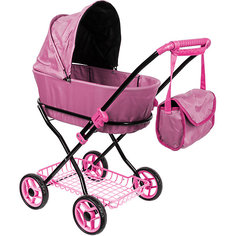 Коляска для кукол Buggy Boom Mixy, розовая