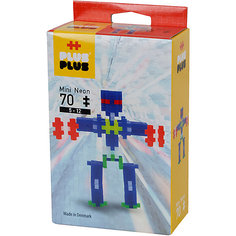 Конструктор Plus Plus разноцветный для создания 3D моделей «Робот», 70 деталей