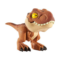 Фигурка Jurassic World Цепляющийся мини-динозаврик Тираннозавр Рекс коричневый Mattel