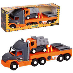 Игровой набор Wader Super Tech Truck, c грузовиком