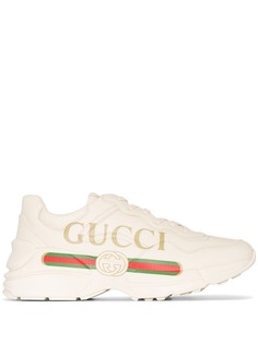 Gucci кроссовки Rhyton с логотипом