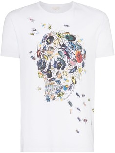 Alexander McQueen футболка с принтом Beetle Skull