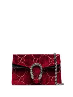 Gucci бархатная мини-сумка Dionysus GG