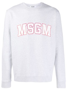 MSGM толстовка с контрастным логотипом
