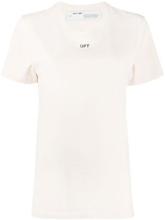 Off-White футболка с цветочным принтом Arrow