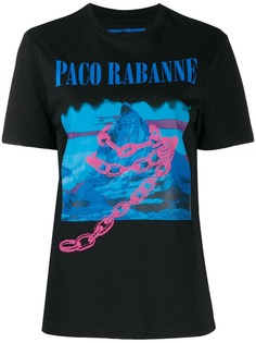 Paco Rabanne футболка с логотипом