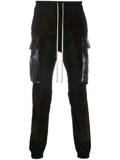 Rick Owens спортивные брюки с карманами карго