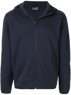 Ea7 Emporio Armani худи на молнии с логотипом