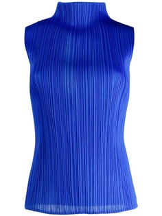 Pleats Please By Issey Miyake топ с микроплиссировкой