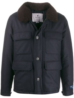 Woolrich пуховик с овчиной