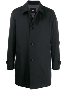 Boss Hugo Boss однобортное пальто