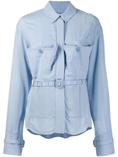 Jacquemus рубашка La chemise Enna с поясом