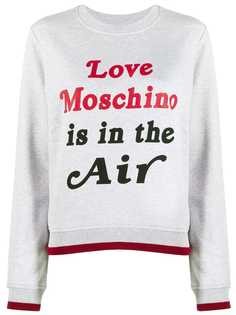 Love Moschino толстовка с логотипом