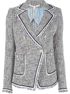 Veronica Beard твидовый приталенный пиджак
