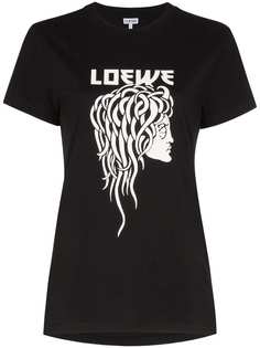 Loewe футболка с принтом