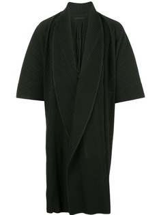 Homme Plissé Issey Miyake плиссированная накидка-кимоно