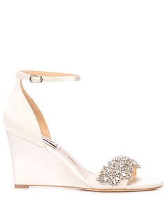 Badgley Mischka декорированные босоножки Lauren