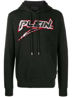 Philipp Plein толстовка с логотипом из страз