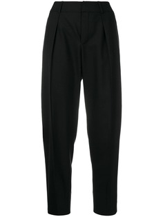 Saint Laurent зауженные брюки строгого кроя