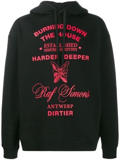 Raf Simons худи Burning Down