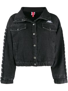 Kappa джинсовая куртка с логотипом