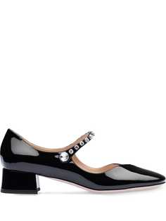 Miu Miu туфли с декорированным ремешком