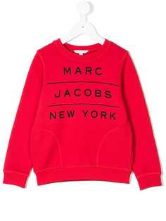 Little Marc Jacobs толстовка с принтом логотипа