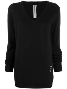 Rick Owens свитер с принтом Bolt