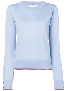 Thom Browne кашемировая водолазка с полосками RWB