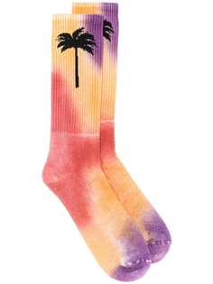 Palm Angels носки в стиле колор-блок