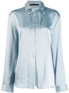 Haider Ackermann woven collar shirt