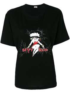 Saint Laurent футболка Betty Boop