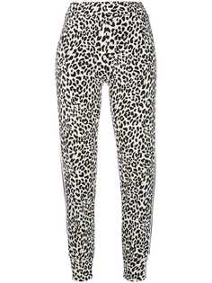 Norma Kamali легинсы с леопардовым принтом