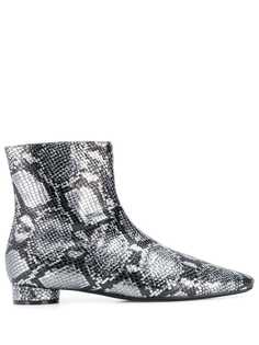 Balenciaga ботильоны с тиснением под змеиную кожу